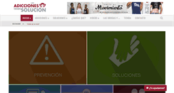 Desktop Screenshot of lasadiccionestienensolucion.com
